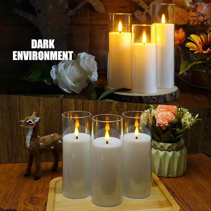 Flickering Flameless Candles Battery Operated - Image 6