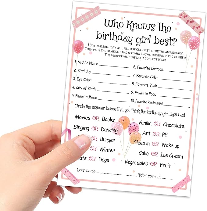 Who Knows the Birthday Girl Best - Image 3