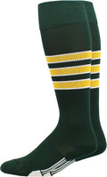 MadSportsStuff Softball Socks Baseball Socks | White & Team Colors | USA Made | Sizes for Girls, Youth Boys, Men & Women