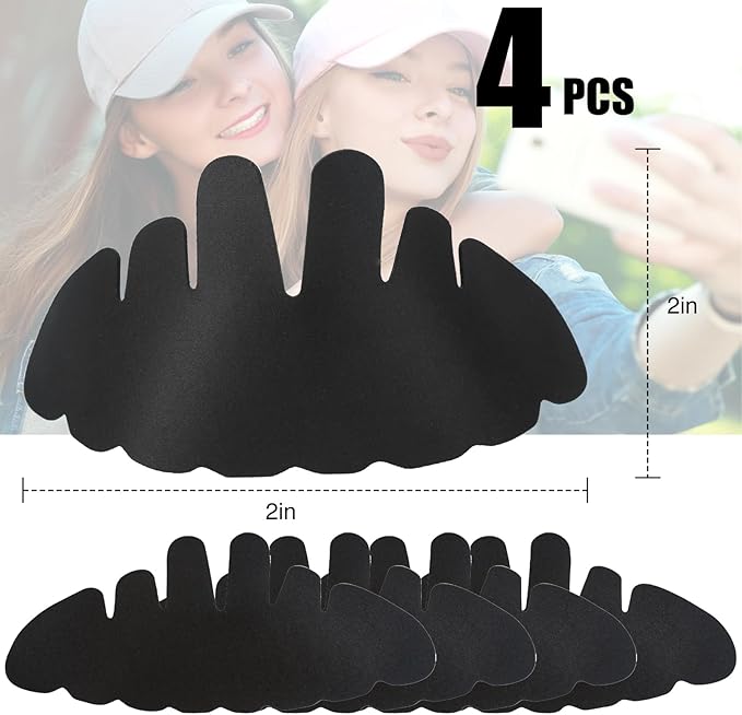 Hat Shaper Insert - Unique Cave Design - EVA & Polyester Fabric - Reshaper for Baseball & Sun Hats - Black