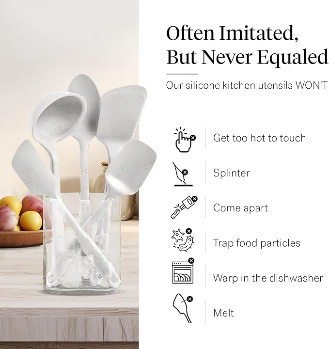 GIR: Get It Right 5-Piece Silicone Essentials Kitchen Utensils Set - Image 5