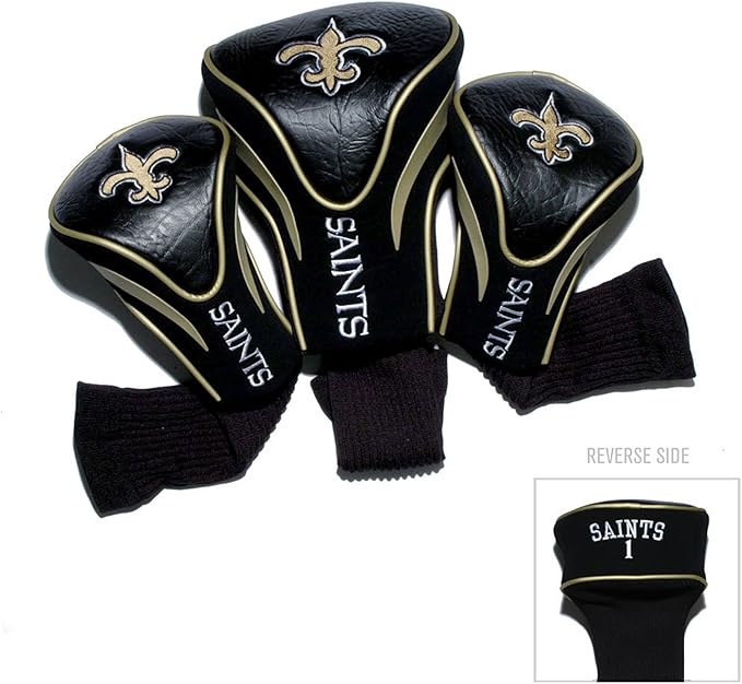 Team Golf NFL San Diego Chargers Contour Golf Club Headcovers (3 Count) Numbered 1, 3, & X, Fits Oversized Drivers, Utility, Rescue & Fairway Clubs, Velour Lined for Extra Club Protection