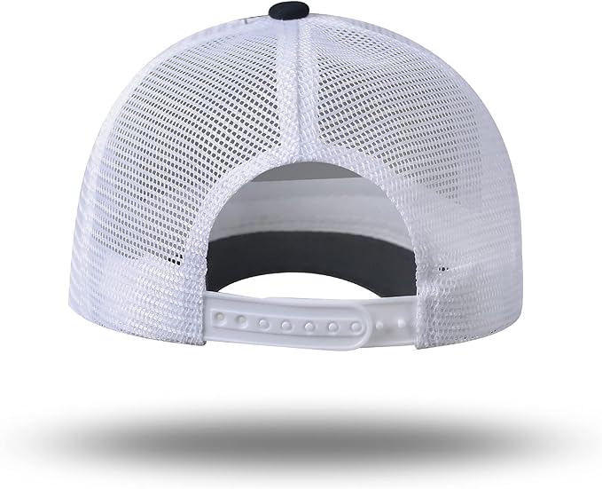 American Flag Trucker Hat - Snapback Hat, Baseball Cap for Men Women - Breathable Mesh Side, Adjustable Fit - for Casual Wear