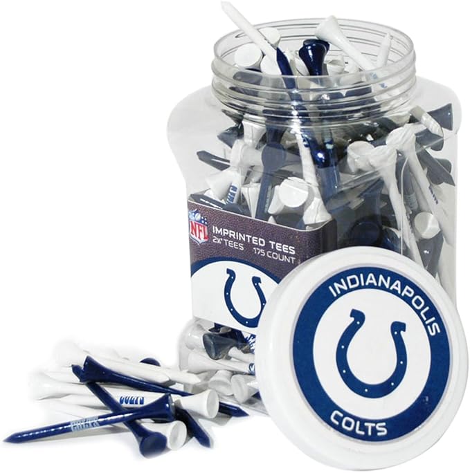 Team Golf NFL Green Bay Packers Jar Of 175 Golf Tees 2-3/4" Golf Tees, 175 Pack, Regulation Size, Multi Team Colors