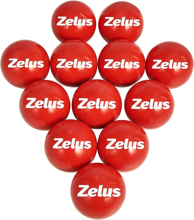 ZELUS Training Balls for Softball and Baseball Practice | 2.8-Inch 1 lb Weight Ball | Weighted Ball for Exercise | Baseball Accessory for Strength Hitting Batting Pitching Improvement