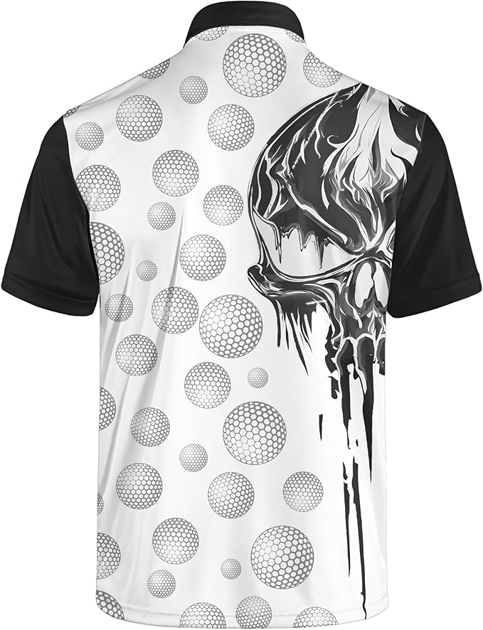 Mens Golf Shirts Golf Polo Shirts for Men Short Sleeve Polo Shirts Golf Gifts