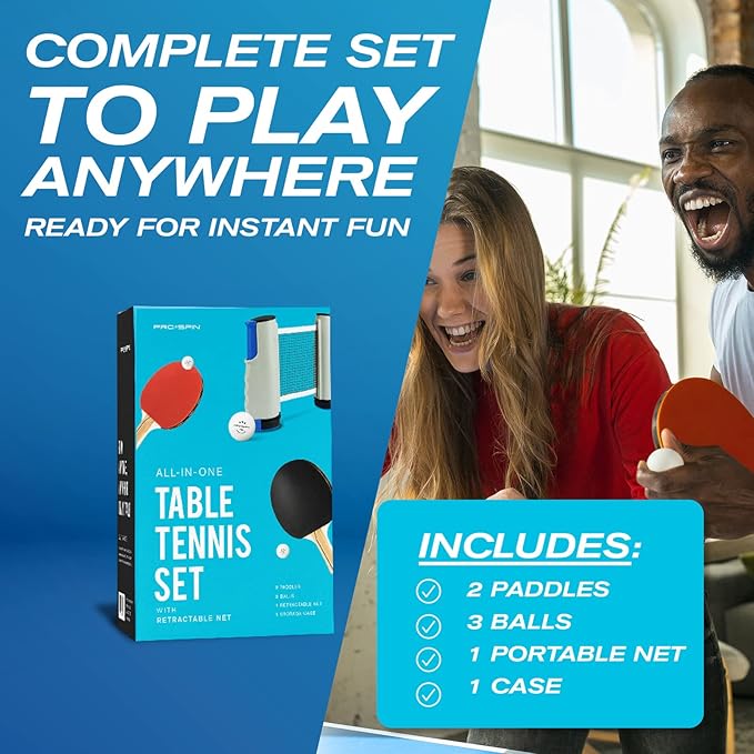 PRO SPIN All-in-One Ping Pong Set - Image 2