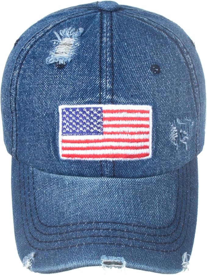 USA Flag Baseball Cap American Patriotic Trucker Hat Father Dad Mother Mom Adjustable Sportswear Hat for Men Women Adults