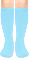 Olreco 1 Pack Toddler Kids Youth Soccer Socks Girls Boys Baseball Socks Youth Knee High Softball Football Accessories Cotton