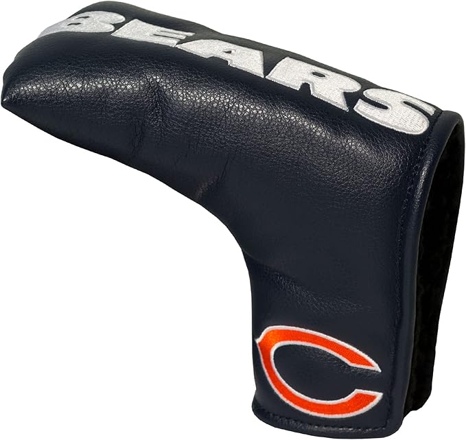 Team Golf NFL Vintage Blade Putter Cover Golf Club Vintage Blade Putter Headcover, Form Fitting Design, Fits Scotty Cameron, Taylormade, Odyssey, Titleist, Ping, Callaway
