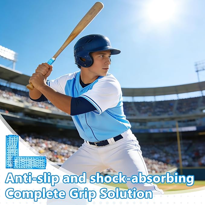 Eyourlife 2/4 Pack Baseball Bat Grip Bat Wraps for Baseball Lifestyle Softball Gifts Pro Feel Non-Slip Elite Batting Grip Tape for Bats Players