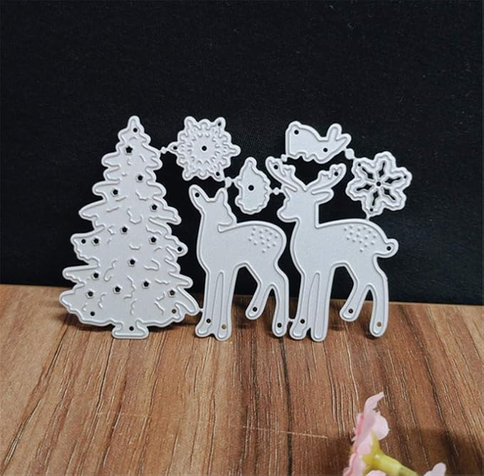 Metal Cutting Dies DIY Merry Christams Embossing Stencil Template Scrapbooking - Image 2