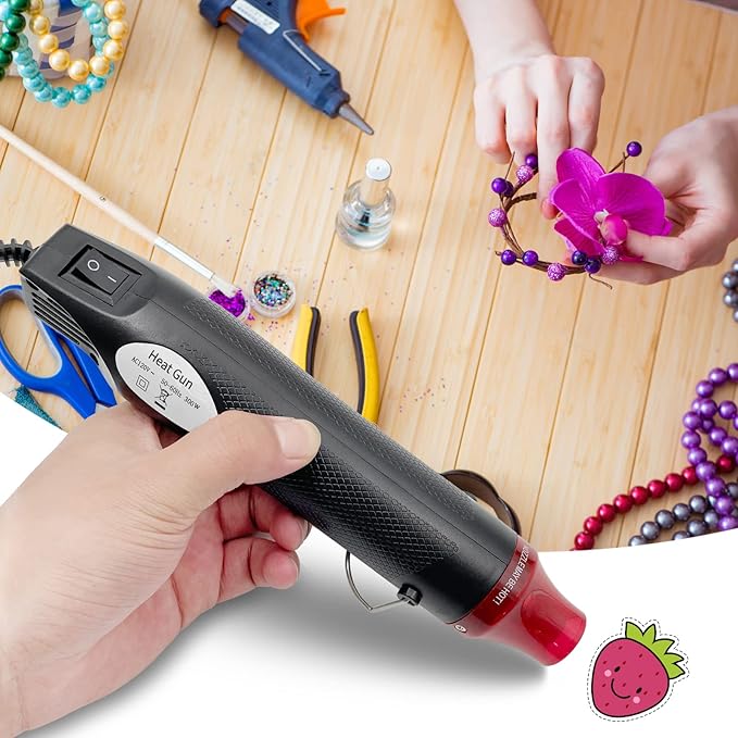 Heat Gun, Mini Hot Air Gun for DIY Crafts Portable Heat Air Gun Tool for - Image 7