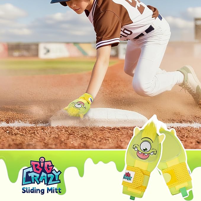 Sliding Mitt for Youth, Baseball Softball Sliding Glove for Kid, Hand Protection for Left & Right Hands, Baseball Accessories and Protective, Flexible Breathable Durable