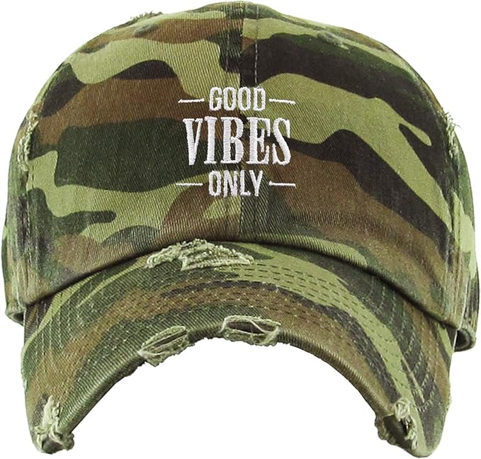 Rose Flowers Love Good Vibes Men Women Dad Hat Baseball Cap Adjustable Unisex