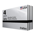 Trotec | Metallic Looking Acrylic Sheet | 12"x24"x1/8", Name Plate | USA Made by TrotecEngravingSupplies
