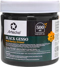 Artecho Black Gesso 16.9oz / 500ml, Gesso Primer by Artecho