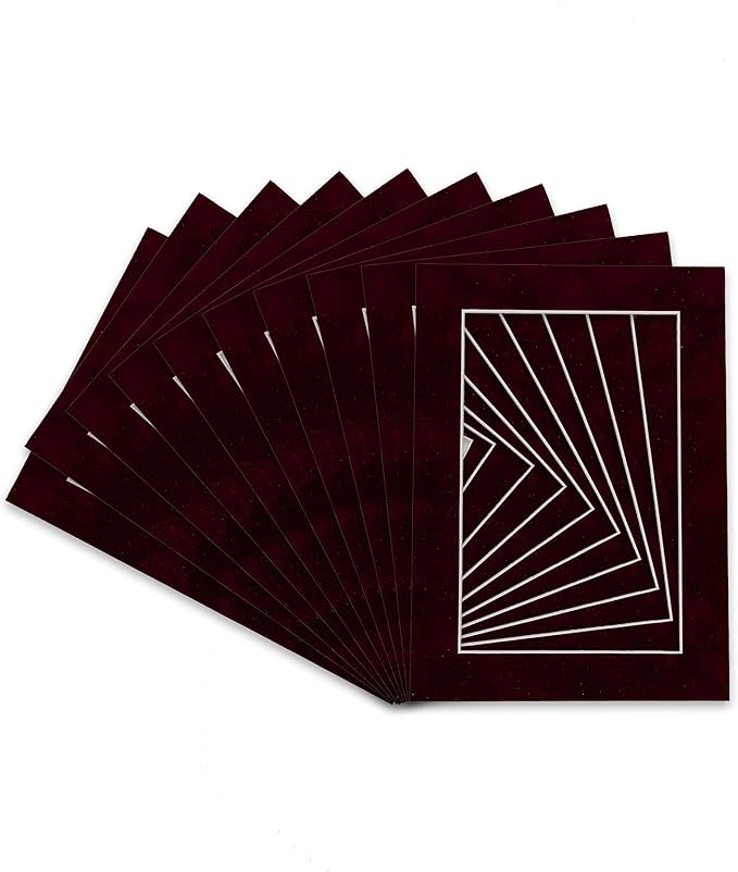 Pack of TEN 11x14 Mats Bevel Cut by Poster+Palooza