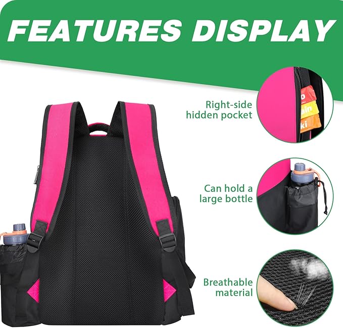 Disc Golf Bag Holds 23+ Discs,Durable Disc Golf Backpack with cooler compartment,Large Capacity Frisbee Bags