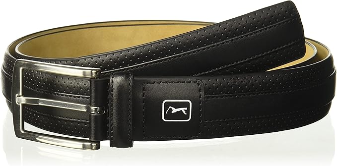 PGA Tour Men's 100% Leather Center Welt Belt
