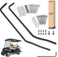 10L0L Golf Cart Front Roof Strut Brackets for Club Car Tempo with Steel Screw Bushings Repair Kit, Heavy Duty Strut Support Reinforcement Repair