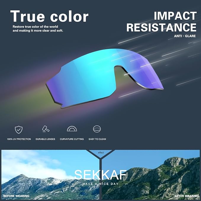 SEKKAF Youth Baseball Sunglasses Kids Sports Sunglasses for Boys Girls Softball Cycling Glasses UV400 Protection