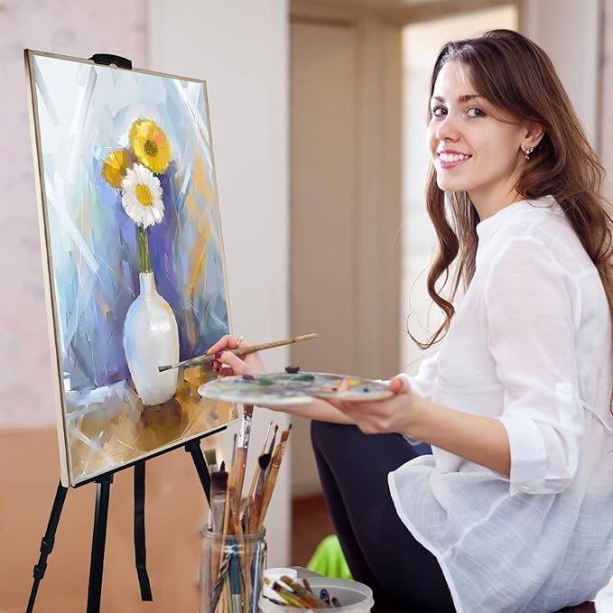 Art Painting Display Artist Easel Stand, Ns Jymb Portable Metal Adjustable - Image 2