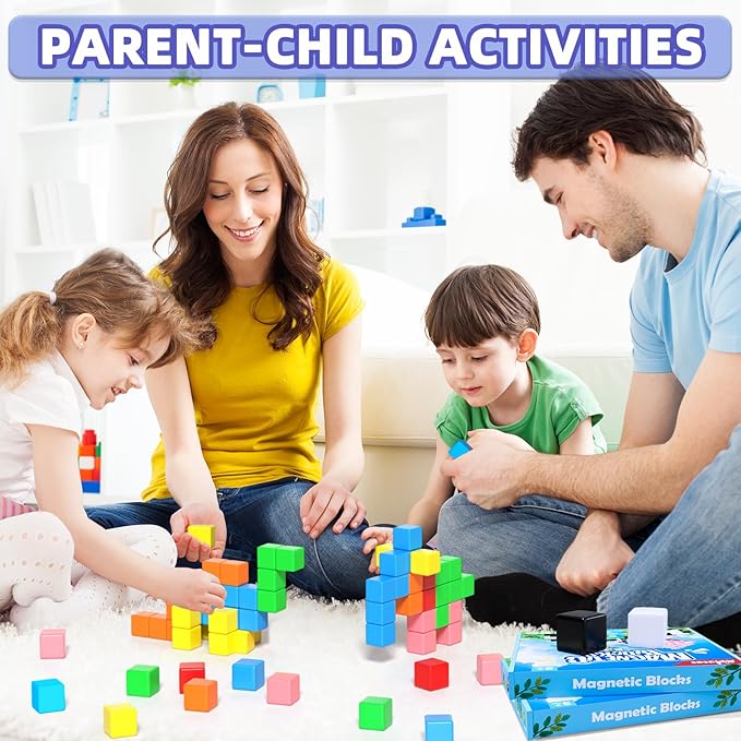 Magnetic Blocks, Magnet Building Toys - Image 6