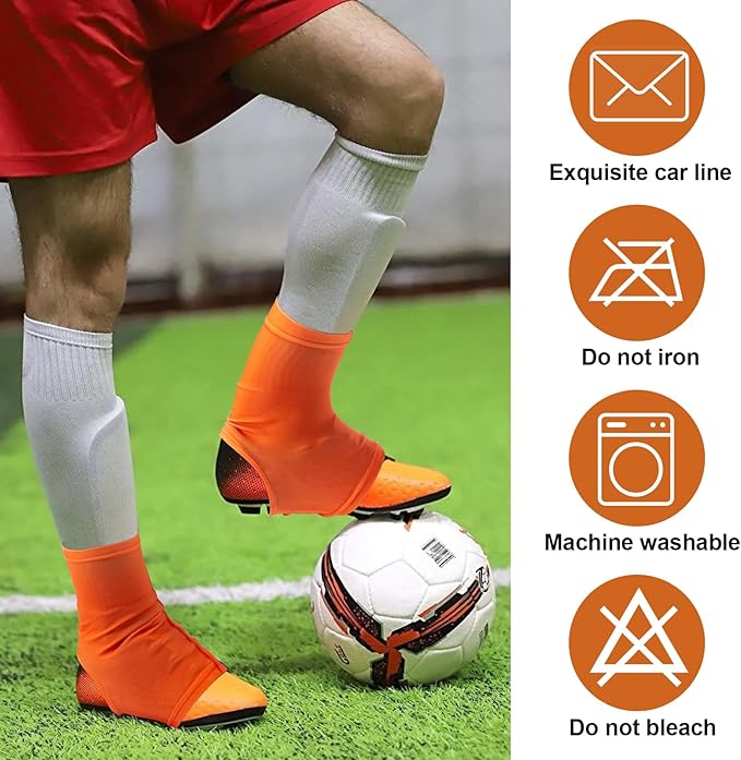 TUYUU Spats Football Cleat Covers,Youth Cleat Covers Football Keeps Dirt/Turf Debri Out,Bike Cleat Covers,Cleat Sleeves for Football Soccer Lacrosse Kids Teenagers Youths Adults.Cleat Cover