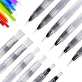 UPINS 6 Piece Water Color Brush Pen Set, Watercolor Paint Pens by UPINS