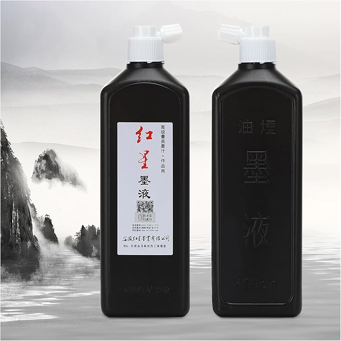 MEGREZ Chinese Calligraphy Ink, Traditional Chinese Calligraphy Brush Ink - Image 3