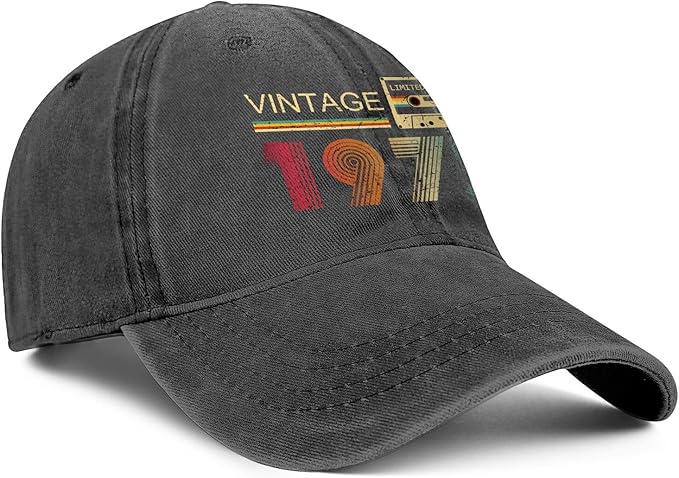 50th Birthday Gifts for Men Women 1976 Hats Vintage 1976 Baseball Cap for 50 Year Old Birthday Gifts for Fathers Mothers Day