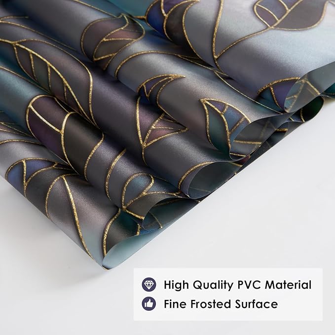 DKTIE Static Cling Decorative Window Film Vinyl Non Adhesive Privacy Film - Image 6