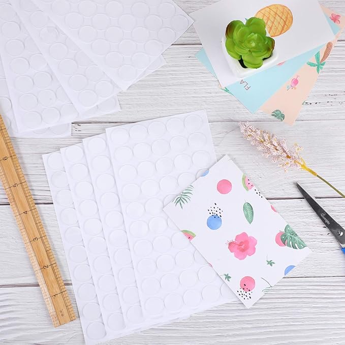 Zonon 500 Pcs Double Sided Adhesive Dots Clear Glue Point Tape Stickers Balloon - Image 7