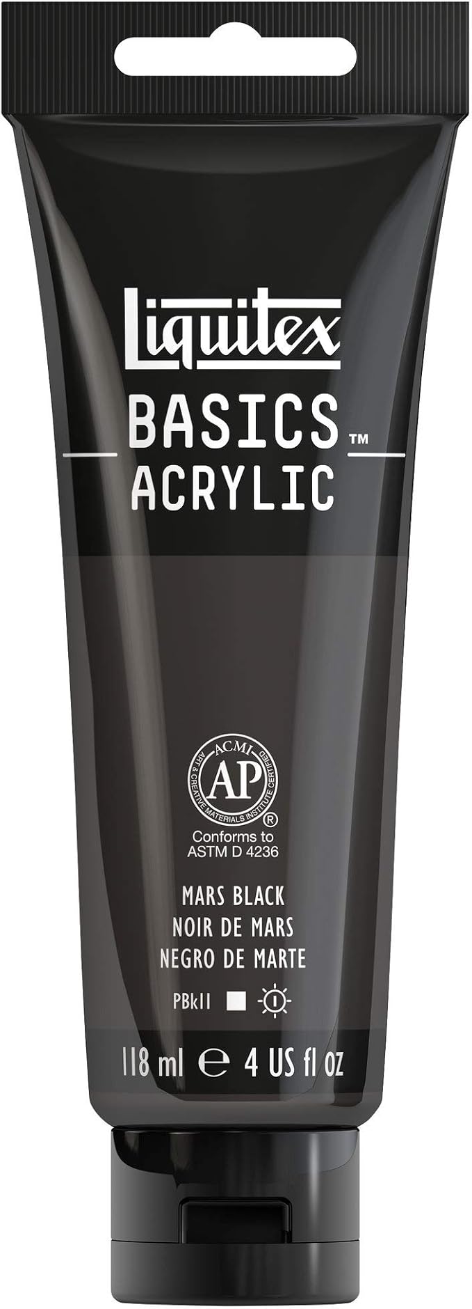 Liquitex BASICS Acrylic Paint, 118ml Tube, Mars Black by Liquitex