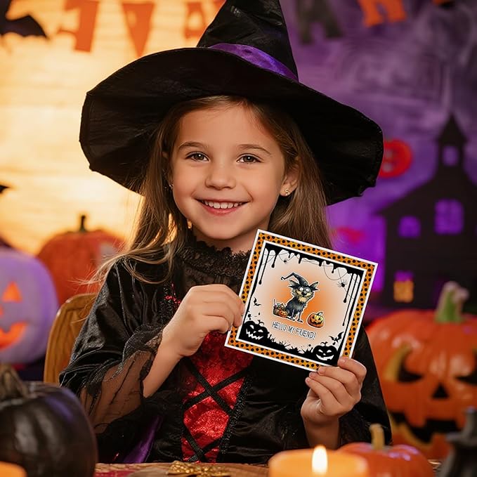 Halloween Clear Silicone stampReusable Stamp - Image 3