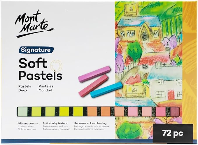 Mont Marte Soft Pastels Signature 72pc, Vibrant and Blendable - Image 9
