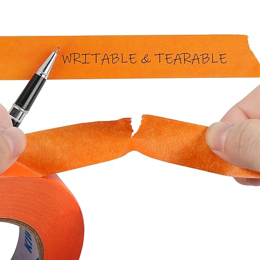 Orange Painters Tape, 1 inch x 60 Yards - Image 2