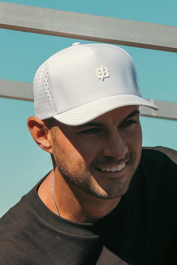 BRIMZ Outdoor Performance Hat - Water & Sweat Resistant Hats - Breathable & Moisture-Wicking Snapback