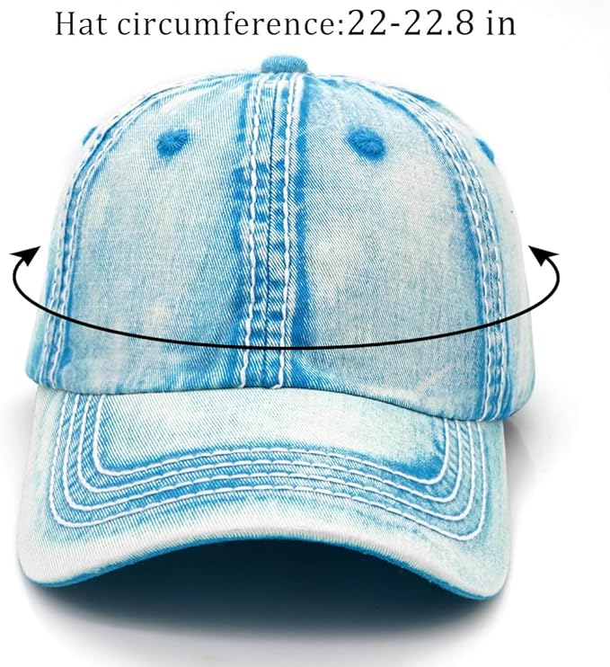 Baseball Cap Vintage Washed Hats Distressed Trucker Hat for Women Men