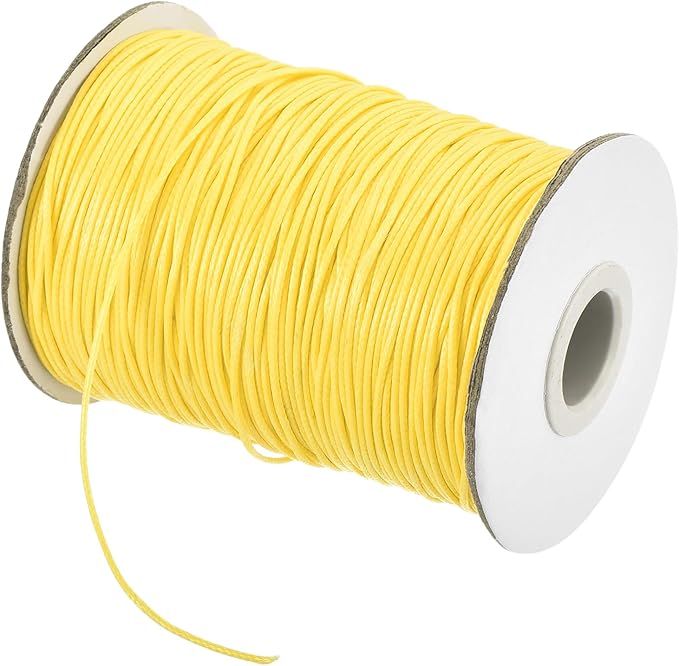 MECCANIXITY Waxed Cord 0.8mm Waxed Polyester Cord 175 Yard Wax String by MECCANIXITY