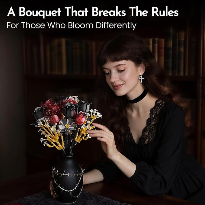 Rose Flower Bouquet Building Set - Image 2