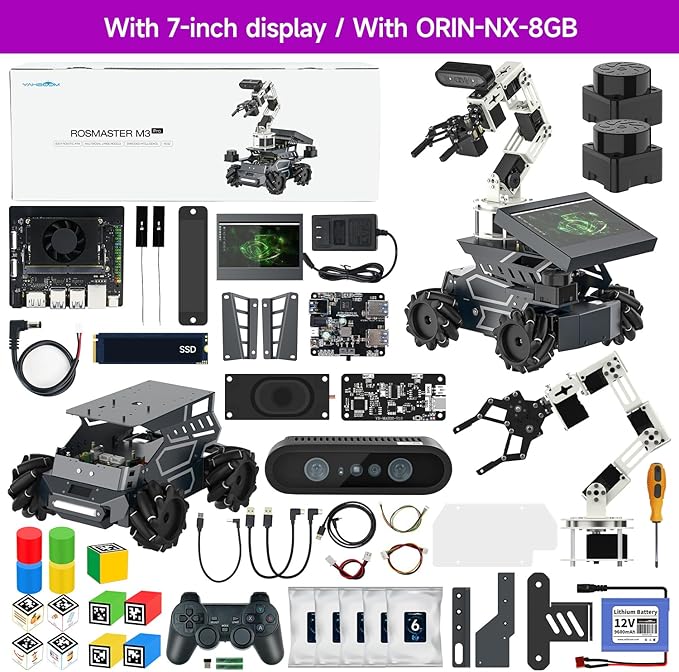 Yahboom ROS2 Robot Kit with Jetson Orin NX 8GB Super Large AI Model with 6DOF - Image 9
