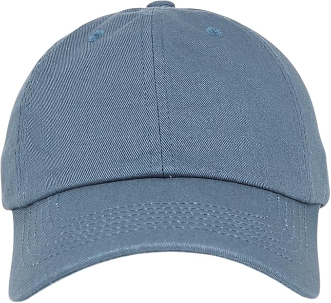 Classic Dad Hat Cotton, Low-Profile Plain Baseball Cap, Adjustable, Breathable and Packable