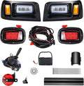 LED High Low Beam Golf Cart Light Kit for Club Car DS Golf Carts 1993-UP 12V Street Legal Light Kit with Turn Signal Wire Harness Compatible with Club Car DS for Gas and Electric