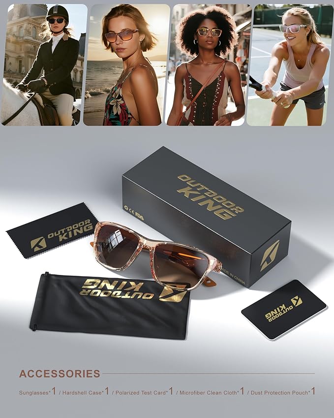 Polarized Running Sunglasses for Women Mens Sun Glasses for Cycling Fishing Driving Golf UV Protection