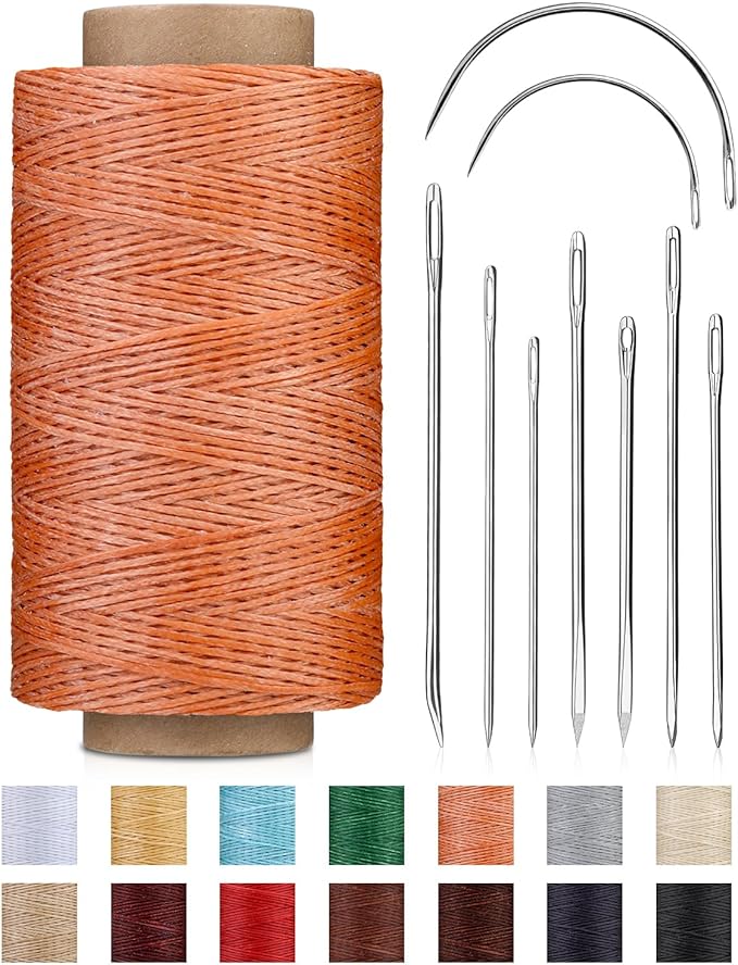 DIUDUS 218 Yards Upholstery Thread, Waxed Thread by Diudus