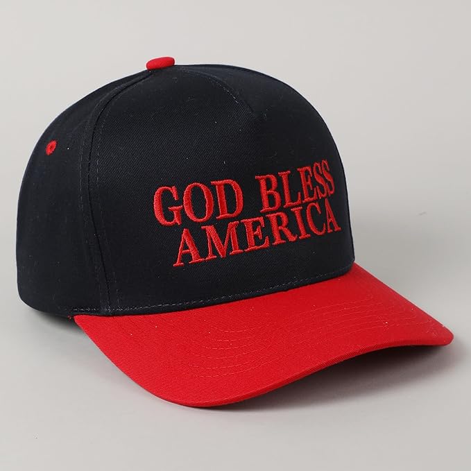 MIRMARU Two-Tone Vintage Canvas Trucker Hats for Men & Women, Adjustable Size Baseball Caps with Trendy Embroidered Design