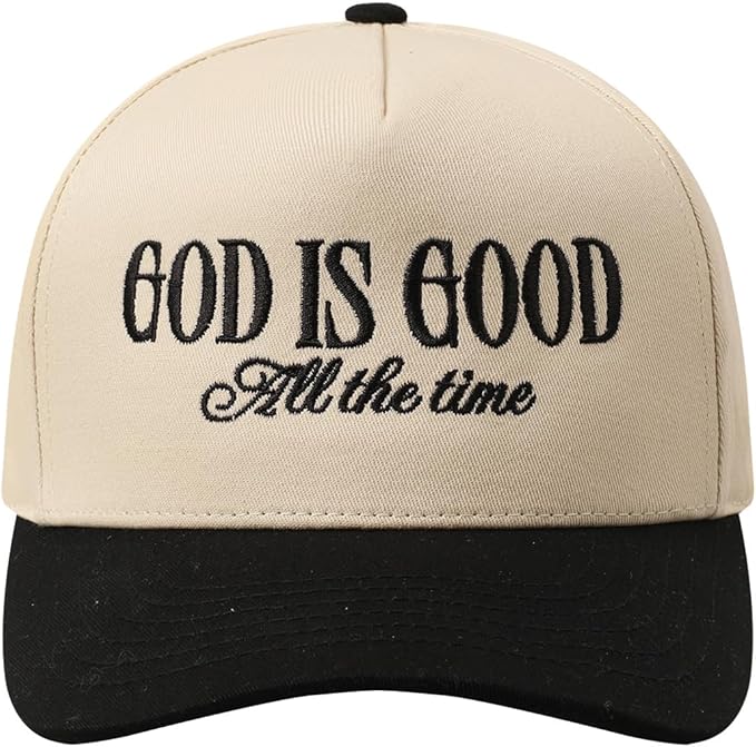 MIRMARU Two-Tone Vintage Canvas Trucker Hats for Men & Women, Adjustable Size Baseball Caps with Trendy Embroidered Design
