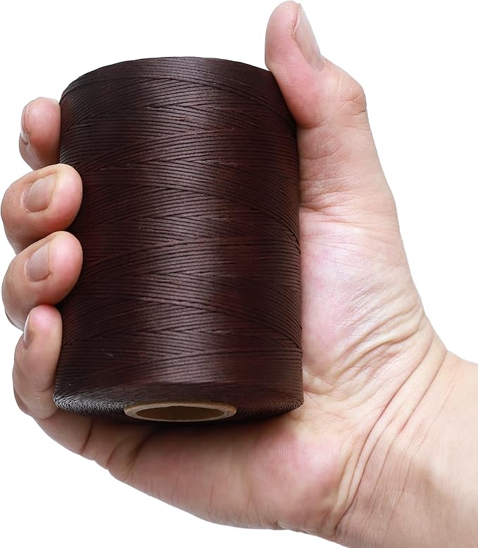 Waxed Thread, 852Yards 150D 0.8mm Flat Polyester Wax Thread - Image 3